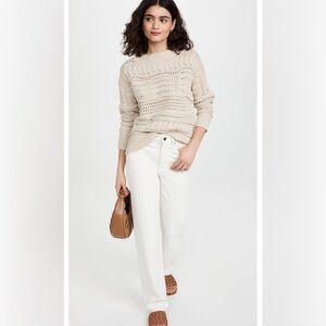 Club Monaco Women's Mixed Pointelle SWTR